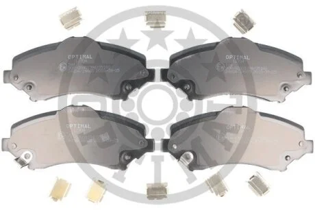 Комплект гальмівних накладок, дискове гальмо Optimal BP-12704