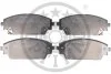 Комплект гальмівних накладок, дискове гальмо Optimal BP-12713 (фото 1)