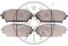 Комплект гальмівних накладок, дискове гальмо Optimal BP-12713 (фото 2)