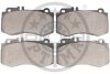 Комплект гальмівних накладок, дискове гальмо Optimal BP-12716 (фото 2)