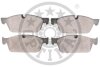 Комплект гальмівних накладок, дискове гальмо Optimal BP-12725 (фото 2)