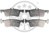 Комплект гальмівних накладок, дискове гальмо Optimal BP-12730 (фото 1)