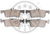 Комплект гальмівних накладок, дискове гальмо Optimal BP-12730 (фото 2)