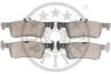 Комплект гальмівних накладок, дискове гальмо Optimal BP-12730 (фото 2)