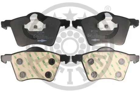 Комплект гальмівних накладок, дискове гальмо Optimal BP-12742