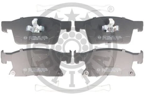 Гальмівні колодки дискові Optimal BP-12746