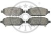 Комплект гальмівних накладок, дискове гальмо Optimal BP-12747 (фото 2)