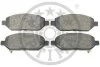 Комплект гальмівних накладок, дискове гальмо Optimal BP-12747 (фото 2)