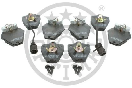 Комплект гальмівних накладок, дискове гальмо Optimal BP-12753