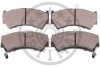 Комплект гальмівних накладок, дискове гальмо Optimal BP-59252 (фото 2)