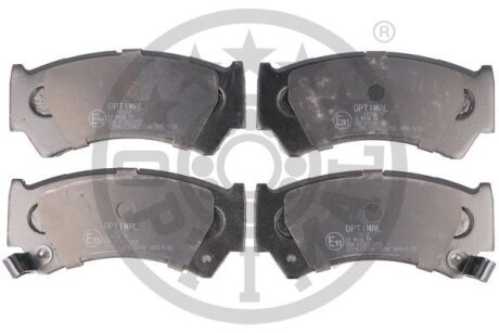Комплект гальмівних накладок, дискове гальмо Optimal BP-59252