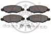 Комплект гальмівних накладок, дискове гальмо Optimal BP-64320 (фото 2)
