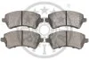 Комплект гальмівних накладок, дискове гальмо Optimal BP-82212 (фото 2)