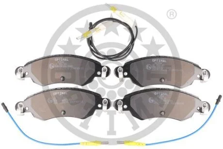 Комплект гальмівних накладок, дискове гальмо Optimal BP-82904