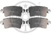 Комплект гальмівних накладок, дискове гальмо Optimal BP-83300 (фото 1)