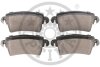 Комплект гальмівних накладок, дискове гальмо Optimal BP-83300 (фото 2)