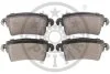Комплект гальмівних накладок, дискове гальмо Optimal BP-83300 (фото 2)