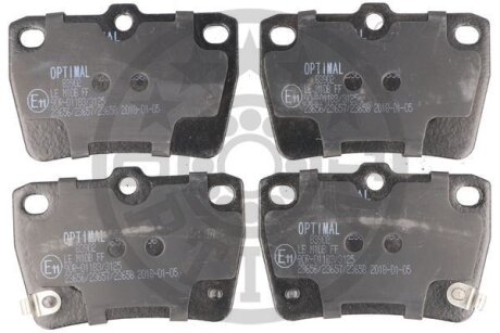 Гальмівні колодки дискові Optimal BP-83902