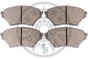 Комплект гальмівних накладок, дискове гальмо Optimal BP-85002 (фото 2)