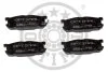 Комплект гальмівних накладок, дискове гальмо Optimal BP85302 (фото 1)