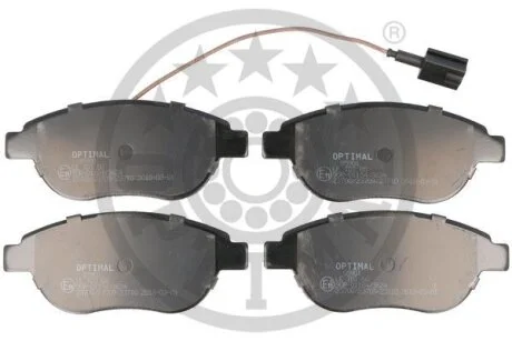 Комплект гальмівних накладок, дискове гальмо Optimal BP-85901