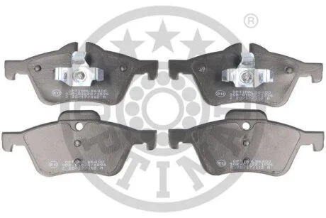 Комплект гальмівних накладок, дискове гальмо Optimal BP86400