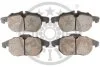 Комплект гальмівних накладок, дискове гальмо Optimal BP-88800 (фото 2)