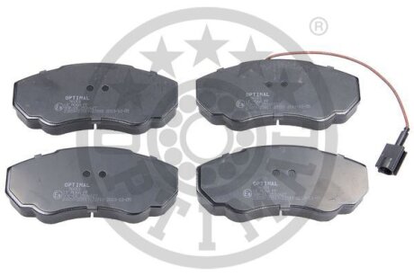 Комплект гальмівних накладок, дискове гальмо Optimal BP-96001