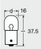 -UNV Лампа R5W 12V 5W BA15S ULTRA LIFE OSRAM 5007ULT (фото 3)