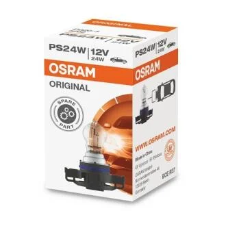Лампа (картон 1шт) PS24W 12В 24Вт PG20/3 Original, Білий OSRAM 5202