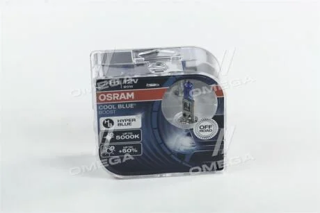 ЛАМПА H1 80W 12V P14.5S DUO BOX - заміна на 62150CBB-2HB OSRAM 62150CBB-HCB-DUO