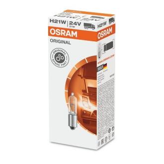 Лампа (відпуск. 1шт) H21W 24В 21Вт BAY9S основна лампа Standard OSRAM 64138