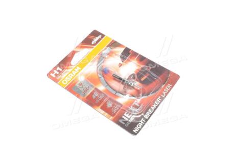 Лампа фарная H1 12V 55W P14,5s NIGHT BREAKER® LASER next generation (1 шт) blister OSRAM 64150NL-01B