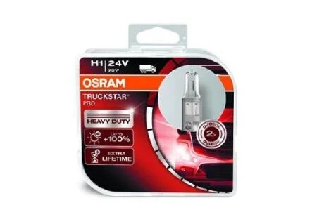 64155TSP-HCB-DUO Лампа H1 24V 70W P14.5s TRUCKSTAR PRO OSRAM 64155TSPHCB