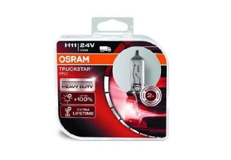 ЛАМПА H11 24V 70W PGJ19-2 DUO TRUCKSTUR PRO - знято з виробництва OSRAM 64216TSP-HCB