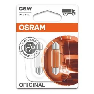 Лампа доп. освещ. ORIGINAL LINE 24V C5W SV8.5-8 (блистер) (компл. 2 шт.) OSRAM 6423_02B