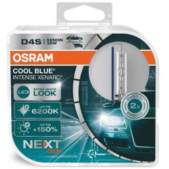 Лампочка D4S Cool Blue Intense NextGen (набір, 2 шт, 42В, 35Вт, тип гнізда: P32D-5) OSRAM 66440 CBN-HCB