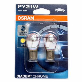(к/т 2 шт) Автолампа (12V 21W BAU15S) OSRAM 7507 DC_02B