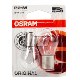 Лампа доп. освещ. ORIGINAL LINE 24V P21W 21W BA15s (блистер) (компл. 2 шт.) OSRAM 7511_02B