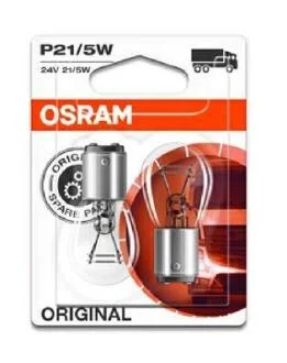 7537-BLI2 Лампа P21/5W 24V 21W BAY15d ORIGINAL OSRAM 7537_02B