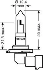 Лампа автомобільна HB3 (2pc) OSRAM 9005CBI