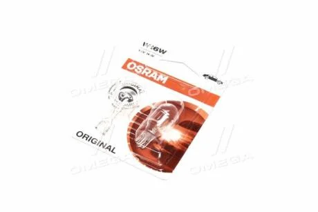 Лампа розжарювання W16W12V 16W W 2,1X9,5d ORIGINAL LINE (2 шт) blister OSRAM 921-02B