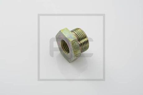 Штуцер / ПЕРЕХОДНИК РЕЗЬБ ВНУТР M10X1,0 РЕЗЬБА НАРУЖНАЯ M16X1,5 КЛЮЧ 22 PE AUTOMOTIVE 076.187-00