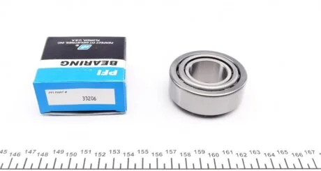 Подшипник роликовый однорядный коническийВнутр диа PFI 33206