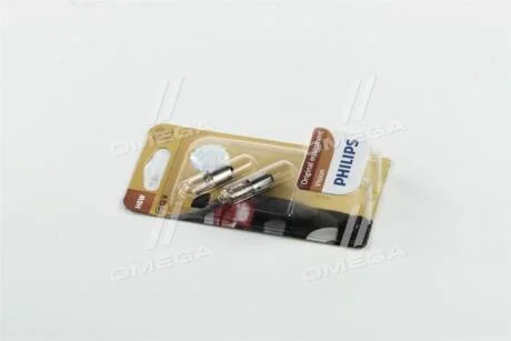 Лампа розжарювання H6W 12V 6W BAX9s 2шт blister PHILIPS 12036 B2