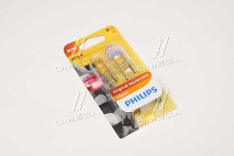 Автолампа W21W 12V W3x16d (2 шт. в блістері) PHILIPS 12065 B2