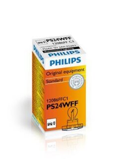 Автолампа вказівна 12086 PS24W 12V 24W (PG20/3) C1 (шт.) PHILIPS 12086FFC1