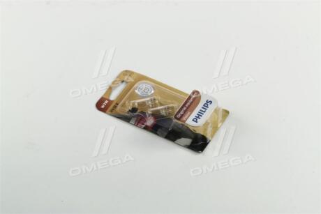 Лампа розжарювання W3W 12V 3W W2,1X9,5d 2шт bliste VISION PHILIPS 12256 B2