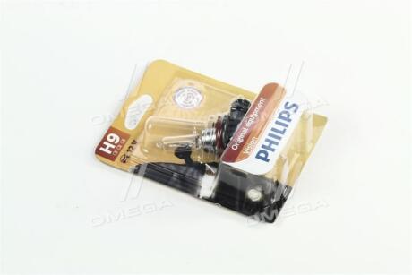 Лампа розжарювання H9 12V 65W PGJ19-5 STANDARD (blister 1шт) PHILIPS 12361/B1