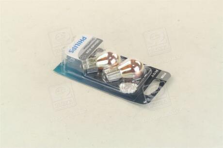Лампа розжарювання PY21W 12V 21W BAU15s SilverVision (blister 2шт) PHILIPS 12496 SV B2